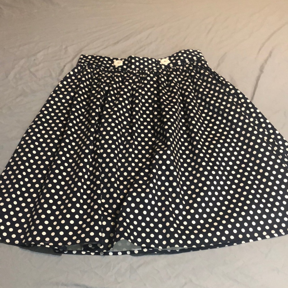 ModCloth Polkadot High Rise A-Line Skirt
